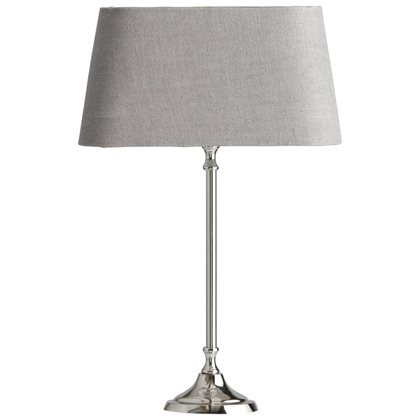 Myra Small Nickel Table Lamp