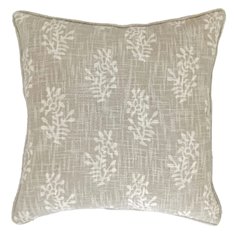 Natural Double Sided Flower Block Cushion Image