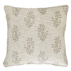 Natural Double Sided Flower Block Cushion Image