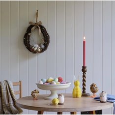 Natural Egg Shaped Easter Wreath Image