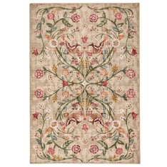 Natural Flower Garden Eco Washable Rug Image