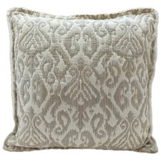 Natural Ikat Cotton Cushion Image