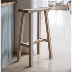 Natural Oak Bar Stool Image