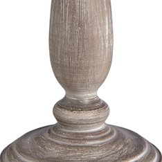 Natural Washed Lamp base with linen shade Image