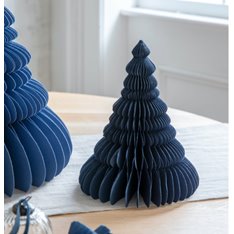 NAVY PAPER CHRISTMAS TREE Image