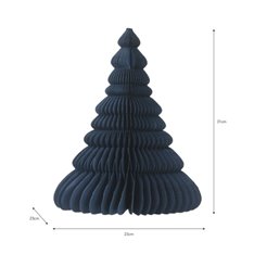 NAVY PAPER CHRISTMAS TREE Image