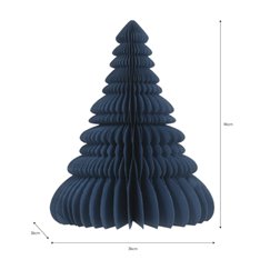 NAVY PAPER CHRISTMAS TREE Image