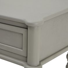 New England Grey 2 Drawer Console Table Image