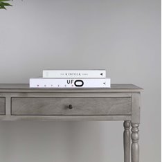 New England Grey Console Table Image