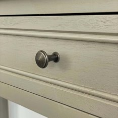 New England Taupe Console Table Image