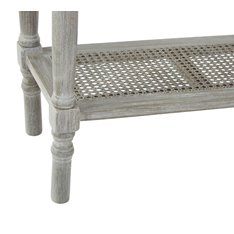 New England Washed Taupe Console Table  Image