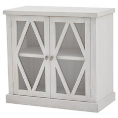 New England Washed White Plank Sideboard Image