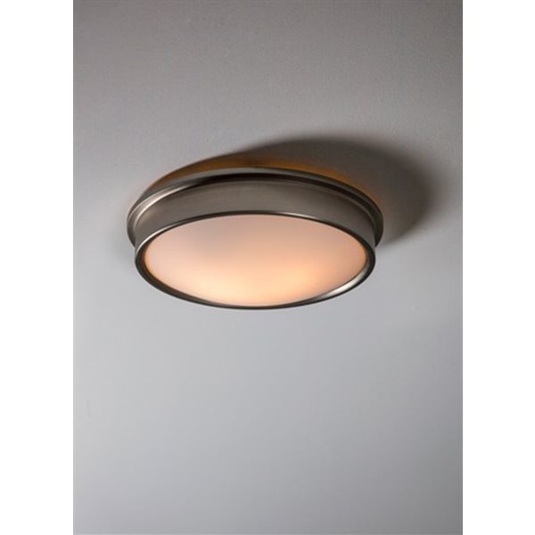 Nickel Bathroom Ceiling Light