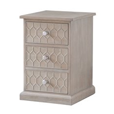 Oak Honeycomb Bedside cabinet Image