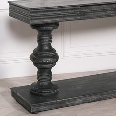 Oakley Black Washed Console Table Image