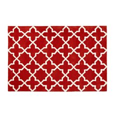 Onslow Orange & White Geometric Rug  Image