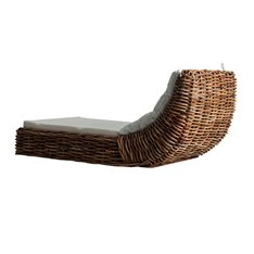 Oscar Rattan Outdoor Lounger Image