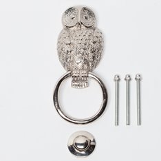 Owl Silver Door Knocker  Image
