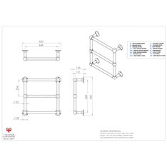 Oxford 3 Rail Electric Towel Warmer( 32mm Tube) Image