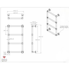 Wall Mounted Electric 4 Rail Towel Warmer  Image