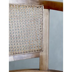 Oxford Rattan Swivel Office Chair  - Natural Image