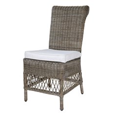 Oxford Wicker Dining Chair with Cushion 