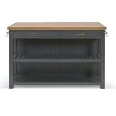 Forest Painted Double Kitchen Island Image