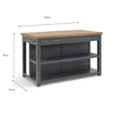 Forest Painted Double Kitchen Island Image