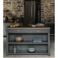 Painted Double Kitchen Island - Forest Image