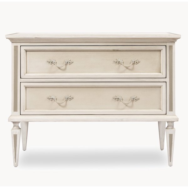 Painted Pale Grey Chest of Drawers