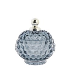 Pale Blue Round Storage Jar   Image