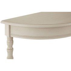 Pale Grey Half Moon Table  Image