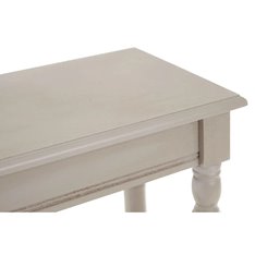 Small Vintage Taupe Grey Console with Shelf  Image