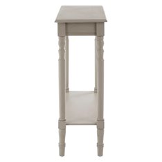 Small Vintage Taupe Grey Console with Shelf  Image