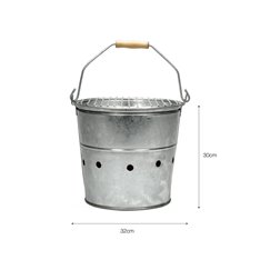 Pendower Galvanised Barbecue Bucket Image