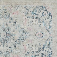 Persian Blue Washable Rug Image