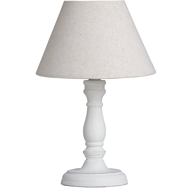 Petit Vintage White Table Lamp 