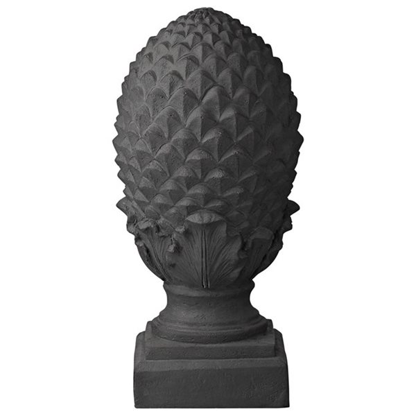 Pineapple Garden statue Dark Grey