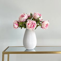 Pink Open Peony Stem Image