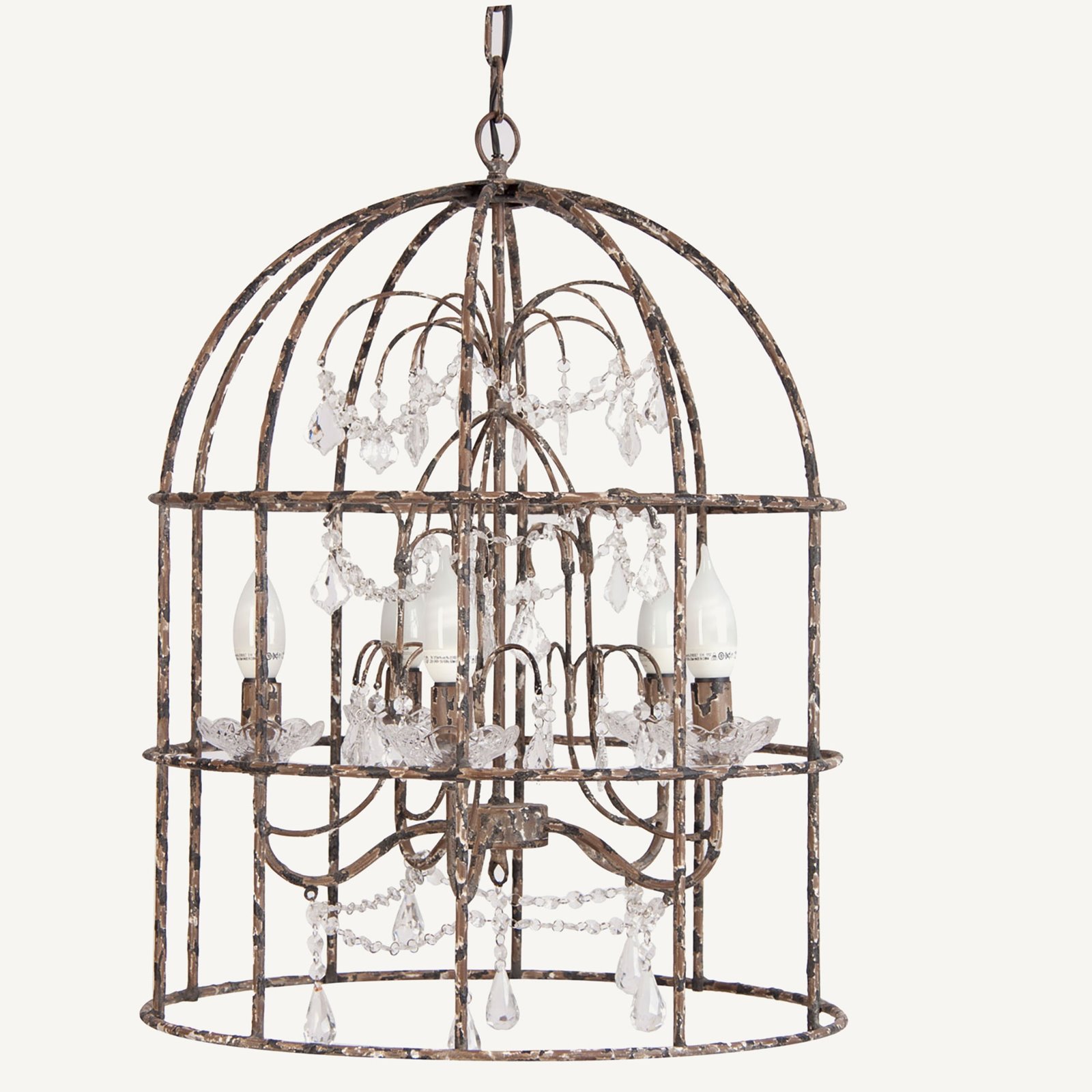 Provence Distressed Domed Pendant Light Image