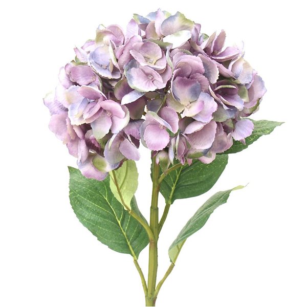 Purple Late season Silk Hydrangea 