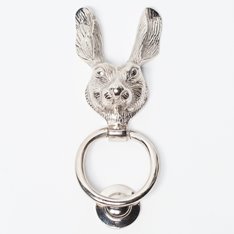 Rabbit Silver Door Knocker Image
