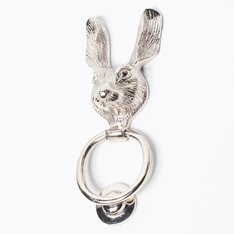 Rabbit Silver Door Knocker Image