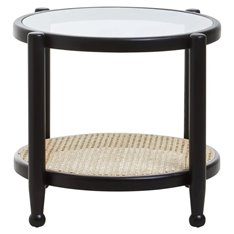 Raffles Black and Glass Side Table Image