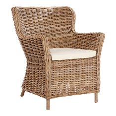 Romano Rattan Wingback Armchair Image