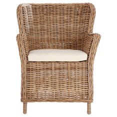 Romano Rattan Wingback Armchair Image