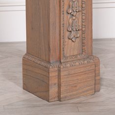 Reclaimed Carved Wood Fire Surround Image
