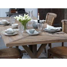 Reclaimed Fir Wood Dining Table Image