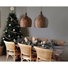 Reclaimed Fir Wood Dining Table Image