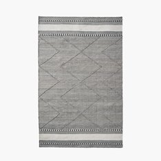 Recycled Grey and White woven Outdoor Rug Image